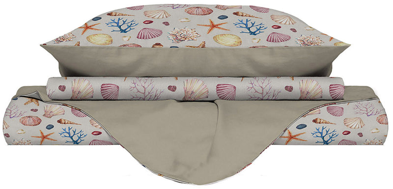 Copripiumino con Federe Stampato Marea Varie Misure