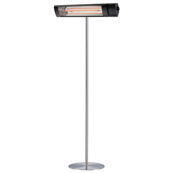 sconto Lampe d'Extérieur Poêle Électrique Infrarouge 2000W Sined Caldo IRB Noir et Argent