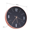 Orologio da Parete Design Moderno Ø30x4.5 cm 