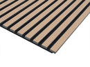 Set 5 Pannelli Fonoassorbenti per Interno da Parete 57,25x1,9x120 cm in MDF e Carta Melaminica Rovere 
