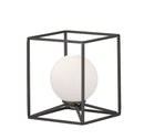 Lampada tavolo da Interno  G9 in Metallo Nero Opaco