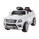 Macchina Elettrica per Bambini 6V 2 Posti con Licenza Mercedes ML Bianco