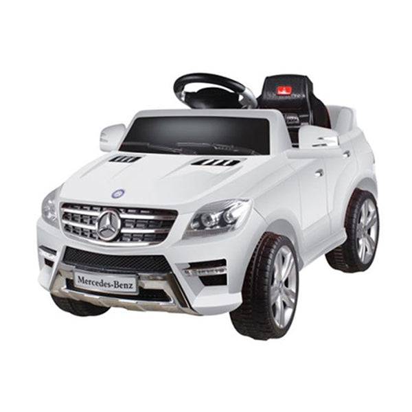Véhicule Électrique Porteur Enfant 6V 2 Places Licence Mercedes ML Blanc prezzo