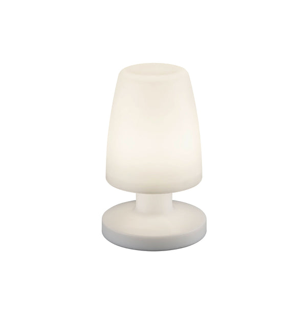 online Lampe de table LED d'extérieur en plastique blanc