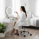 Sedia Poltrona Presidenziale da Ufficio in Similpelle Tosini Dallas Bianco