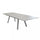 Table Extensible Zante 200/300x110x75 h cm en Aluminium Gris Tourterelle