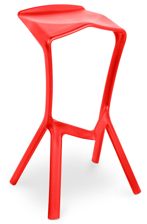 prezzo Tabouret de bar de cuisine en polypropylène rouge Vandi