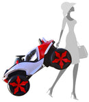 Macchina Elettrica per Bambini 12V Kidfun Auto Manhattan Gialla