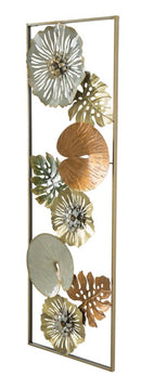 Pannello Leaf 31,5x3x90 cm in Ferro