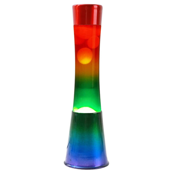 Lampe à Lave 40cm Base Rainbow et Magma Multicolore prezzo