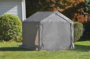 Capanno Box da Giardino Porta Utensili 246x244x244 cm in Acciaio e Polietilene