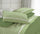Ensemble de draps et taies d'oreiller en coton Cober Belfast Green Différentes tailles