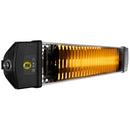 Stufa Elettrica ad Infrarossi 82,5x12,5x8,5 cm da Parete Soffitto 1800W Moel Iris 867NRC