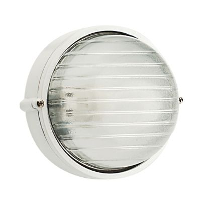 Grand Plafonnier Rond Couleur Blanche pour Ligne Industrielle Sovil Extérieure prezzo