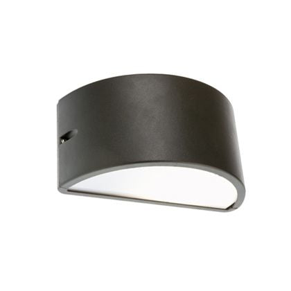 acquista Applique Demi Lune Fermée Couleur Grise pour Extérieur Ligne Umbe Sovil