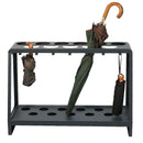 Portaombrelli Design Moderno Rettangolare Capienza 17 Ombrelli in Acciaio Antracite