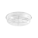 Sottovaso Rotondo Indoor Finitura Lucida Tera Plato Clear Ø28 cm in Plastica Trasparente 
