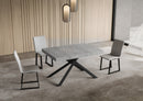Tavolo Allungabile 130-234x90x74 cm Niket Cemento Gambe Antracite