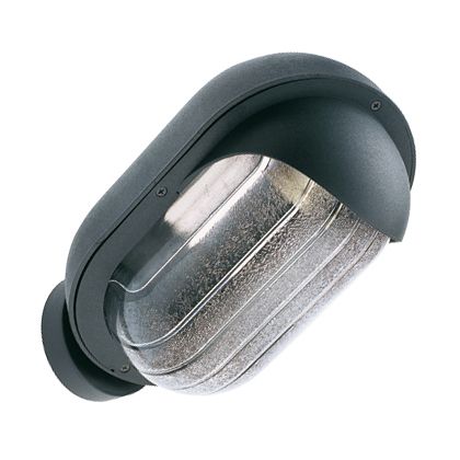 Applique Ovale de Couleur Noir Bas pour Résidence Extérieure Sovil Line prezzo