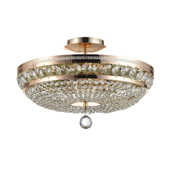 Lustre Royal Classique en Métal Doré Ottilia online
