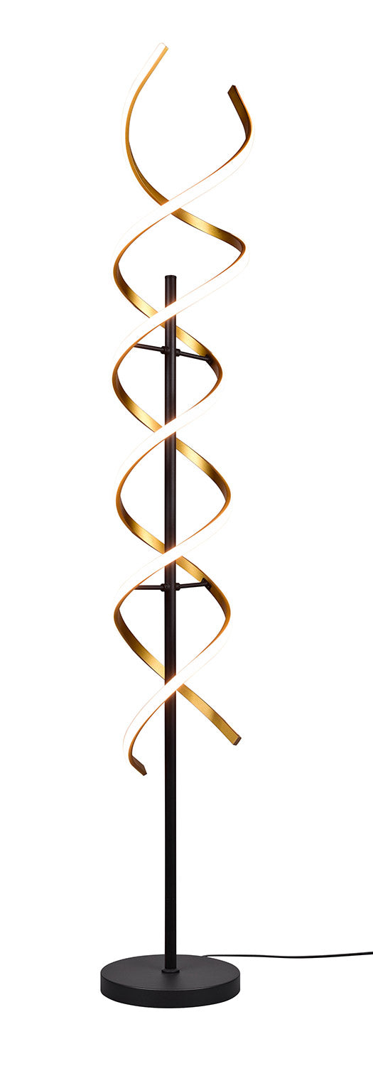 Piantana da Interno a LED in Alluminio Ottone Opaco sconto