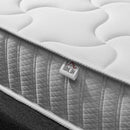 Materasso Memory e Molle Mastrimoniale Francese 140x190 cm H20 Bianco