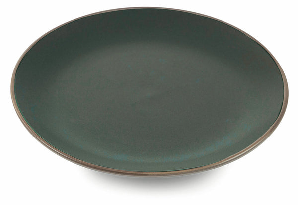 online Set de 6 assiettes plates Ø26,7x3 cm en Gres VdE Tivoli 1996 Kora Light Dark Grey