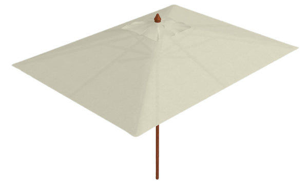 Parasol de Jardin 3x4 m Mât en Bois Ø60 mm Auvent Acrylique Danieli Sydney Ecru prezzo