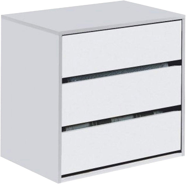 Commode 3 Tiroirs 60x44x57 cm pour Armabio Guardaroba Bianca acquista