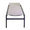 Lettino Prendisole da Giardino 203,5x70xh42,5 cm in Alluminio e Textilene Altamura Antracite