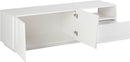 Mobile TV 2 Ante 1 Cassetto 150x43x46 cm Vega Bianco Lucido