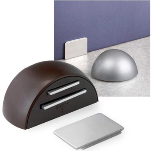 online Butée de porte magnétique en résine auto-adhésive marron brillant butée de porte coupe-vent butée de porte 