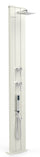 Mitigeur de douche de jardin et douchette Arkema Dada S Top Line Perla Bianca