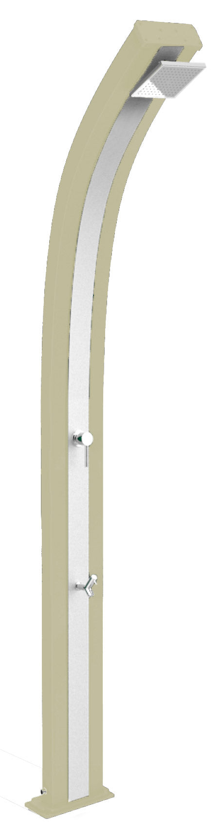 prezzo Mitigeur de douche de jardin extérieur et lave-pieds Arkema Spring Gold Bande inox Van Gogh