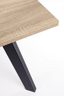 Tavolo Giant Piano Chiaro 140x80 Fisso in Legno