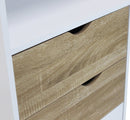 Mobile Sheldon 50x39x171 h cm in Legno Bianco