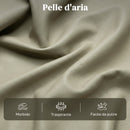 Poltrona Elettrica Alzapersona 87x96x105 cm Reclinabile 170° con 2 Motori Telecomando e Poggiapiedi in Pelle Finta Traspirante Crema      