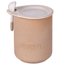 Barattolo Sale con Cucchiaino Ø10x15 cm 900 ml in Ceramica VdE Tivoli 1996 Pompei