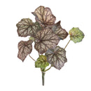 Set 12 Rami Artificiali Saxifraga 26 cm con 12 Foglie 