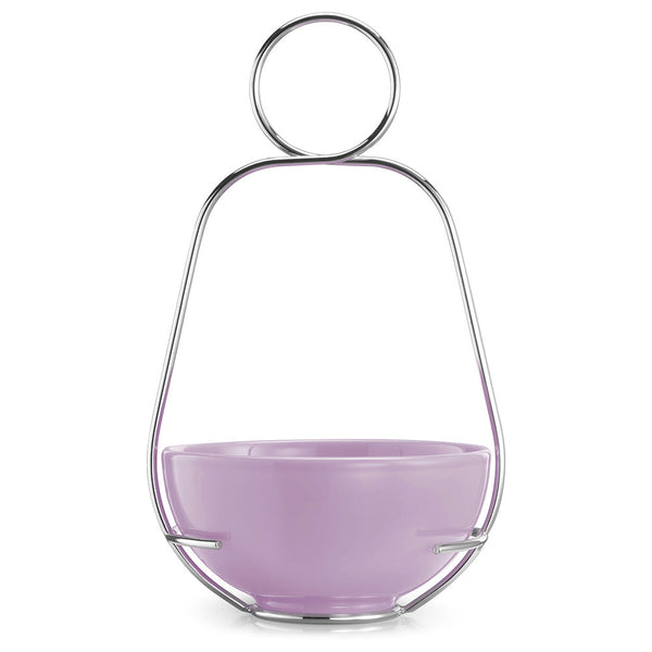 Bol apéritif en grès et acier Kaleidos lilas prezzo