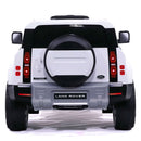 Macchina Elettrica per Bambini Licenza Ufficiale Land Rover Defender 12V 7Ah Bianco       