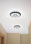 Plafoniera da Interno a LED in Plastica Nero Opaco