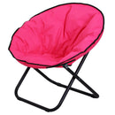 Sedia da Campeggio Pieghevole Imbottita 80x80x75 cm  Rosa