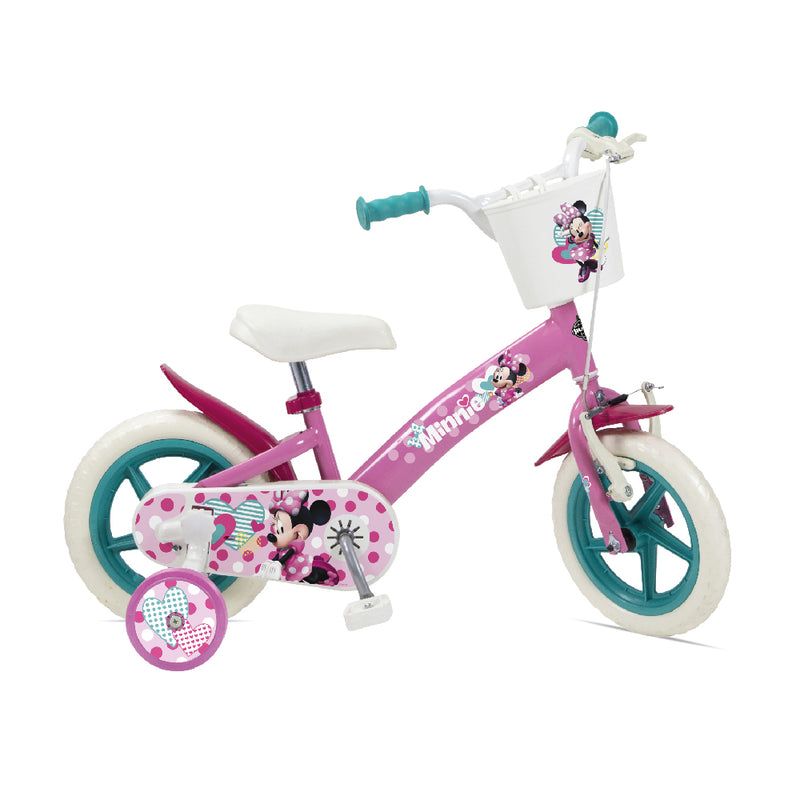 Bicicletta per Bambina 12’’ Freni V-Brake con Licenza Disney Minnie 