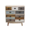 Mobile Clark 80x40x85 h cm in Legno Multicolor