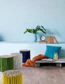 Tavolino Guadalupe Giallo in Legno