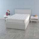 Topper Trapuntato 600 gr/mq con Elastici Plus Bianco Varie Misure