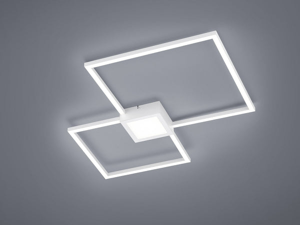 acquista Plafoniera da Interno a LED SMD in Metallo Bianco Opaco