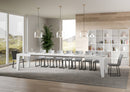 Tavolo Allungabile 200/460x90x77 cm Naxy Bianco Frassino  
