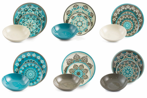 prezzo Service de Table 18 Pièces en Porcelaine et Grès VdE Tivoli 1996 Cala Jondal